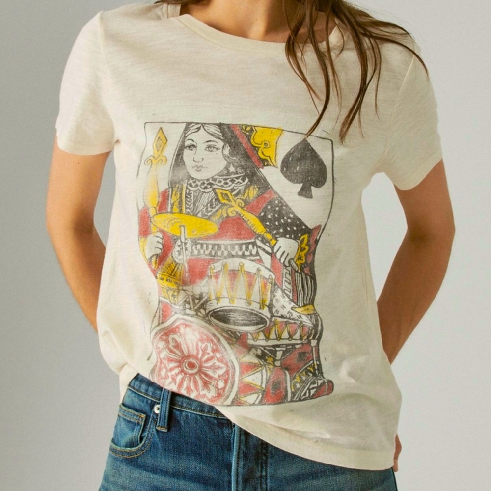 Lucky Brand T-shirt 100% cotton